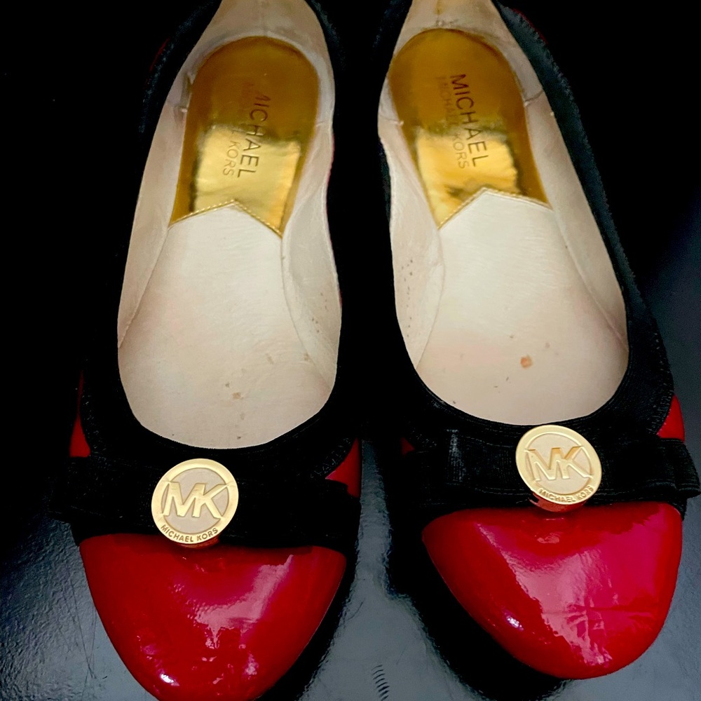 Michael Kors Dixie Red Patent Leather
